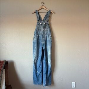 Vintage Big Smith Denim Overalls USA | Workwear Dungarees Distressed | 36x32